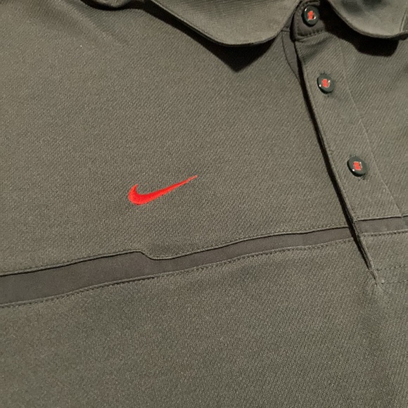 Nike Dri-Fit University of Miami Hurricanes green polyester polo shirt Size XXL - Picture 3 of 5